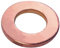 AERZERIX - C57233 - Lot de 5 Rondelles plates en cuivre M10x19.5 mm - épaisseur 1.9 mm - pour boulon M10 - DIN 125