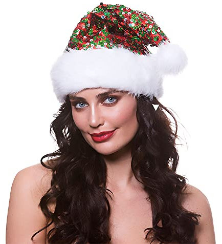 Wicked Costumes Sequin Santa Hat Acessory
