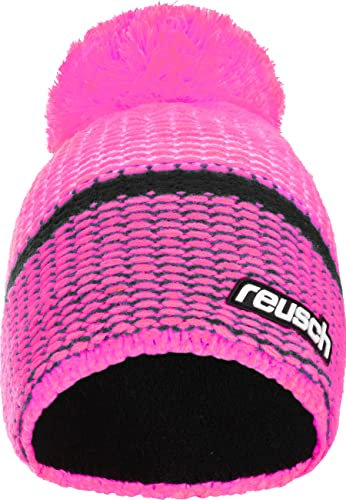 Reusch Noah Beanie-Berretto, Caldo, Antivento, Colore: Rosa, Taglia Unica Unisex-Adulto