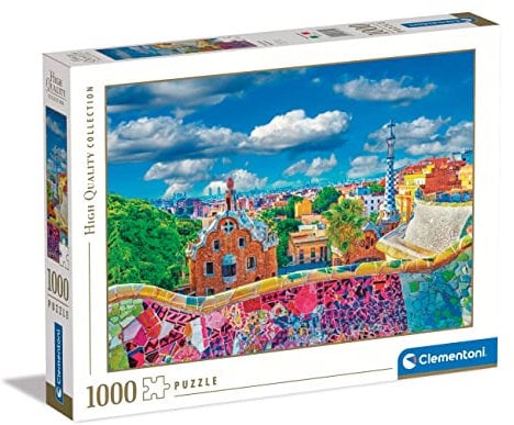 Clementoni - 39744 Collection - Park Güell, Barcelona, Puzzle 1000 Teile Für Erwachsene Und Kinder 10 Jahren, Geschicklichkeitsspiel Für Die Ganze Familie