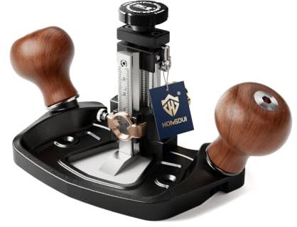 HONGDUI KM-17 PRO Router Plane Wood Hand Router Planes for Woodworking Tuning Joinery Cutting Grooves Mortise