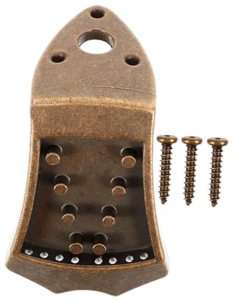 OFFSCH 1set Mandolin Tailpiece Replacement Stylish Accessory for Improved Intonation Volume and Sustain for Mandolin and Musicians