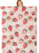 MIEPOS Süße rote Erdbeer-Überwurfdecke, 127 x 152,4 cm, weich, leicht, Flanell, helle und saftige Obstblüten-Decke, Geschenke für Erwachsene und Lebensmittelliebhaber, für Couch, Büro, Reisen,