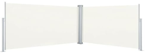 Home & Garden Artikel Seitenmarkise - Ausziehbar Creme 160x600 cm