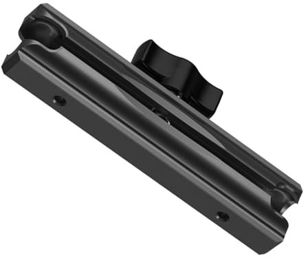iMESTOU Morsetto per Manubrio Moto in Alluminio CNC con Doppia Porta da 1/4 - Supporto Universale a Sfera per GoPro/RAM, Supporto Regolabile per Telefono/Fotocamera da 1