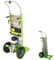 1250W Elektrischer Treppensteiger, Treppensteiger Sackkarre Elektrisch mit 530 lbs/240 kg Tragkraft, Elektrische Treppensteiger Treppen & Abstiege BewäLtigen für Möbeltransportieren(Grün)