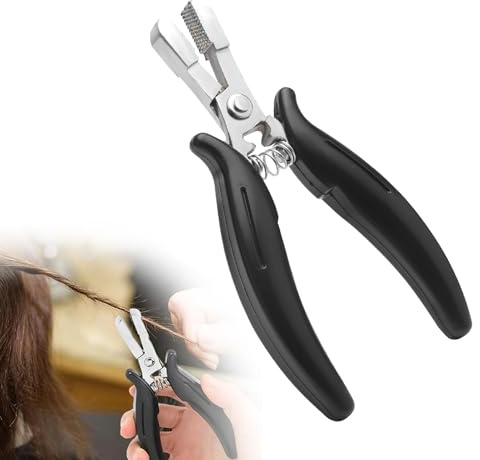 Bonding Zange Zum Entfernen,Haarverlängerungswerkzeug | Bonding Löser Für Extensions,Dreadlocks Extension, Haarverlängerungszange,Schwarz