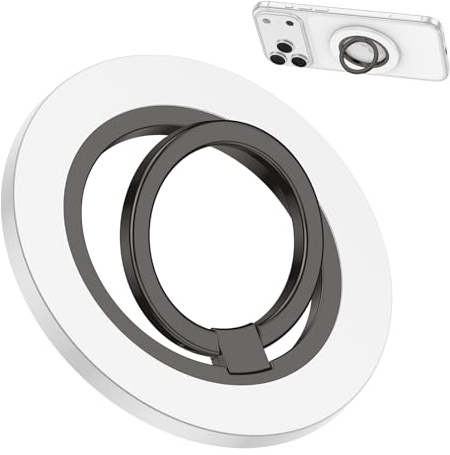 Magnetisch Ring Ständer Fingerhalter für Magsafe Ringhalter Handy Griff | 360° Drehung Magnetisch Ring für iPhone 17 Pro Max 16 Plus 16e 15 14 13 12, Samsung S26 S25 S24 A16 A17 5G A35 A55 A56 A57
