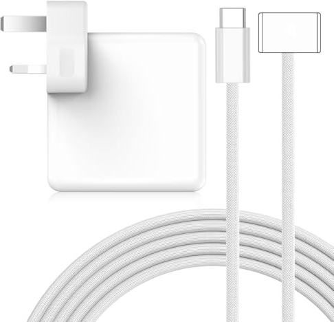 96W MacBook Charger for MacBook Pro 14 Inch 2021-2026, MacBook Air 13 15 Inch 2022-2026, Fast Charging Power Adapter with 6.6FT USB C to Magnetic 3 Cable, Compatible with M1 M2 M3 M4