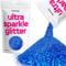 Hemway Ultra Sparkle Glitter - Sapphire Blue Holographic | Ultrafine Metallic Flakes for Resin & Epoxy Crafts | Supplies for Tumblers, Festival, Hair, Face, Body, Eye & Nail Art Decoration | 100 g