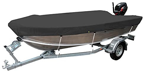 Oceansouth Ouvrir Housse de Bateau (Noir, Longueur 3.5m - 3.7m)