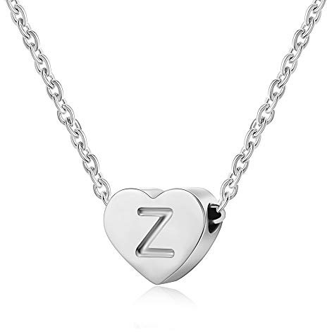 AFSTALR Damen Goldkette mit Buchstabenherz Z Initialschmuck für Frauen Mutter Frau Tochter Geburtstagsgeschenk