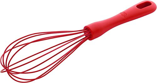 BALLARINI Rosso - Frusta in silicone per alimenti, 29 cm, colore: Rosso