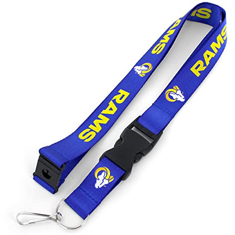 aminco NFL Los Angeles Rams Schlüsselband, hellblau