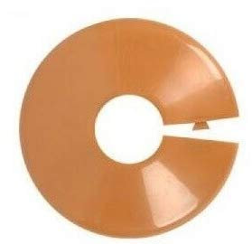 Be-Creative Radiator Pipe Collars Plastic Covers - Pack of 2, 10mm (Oak)