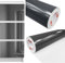 DecoMeister Vinilo Adhesivo Muebles Gris Grafito Brillo Papel Decorativo Autoadhesivo Para Forrar Encimera Cocina Lámina Impermeable Para Exterior Puerta Pegatina Para Armario Mesa Rollo 100 x 1000cm