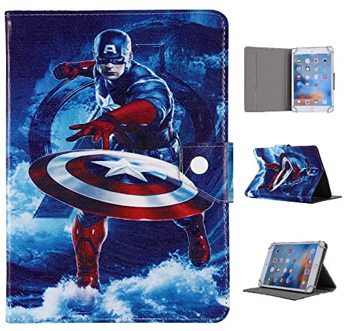 Captain America Tablet Case For Huawei MediaPad T3 8 ~ 8 inch ~ Cover (Huawei MediaPad T3 8, Captain America)