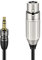 J&D Cavo Microfonico Stereo da 1/8 a XLR, Cavo Bilanciato TRS da 3,5 mm a XLR Guscio in Rame XLR a TRS 1/8 Pollice 3,5 mm Cavo Audio TRS Maschio a XLR Femmina per Fotocamera DSLR, 4.5 Meter