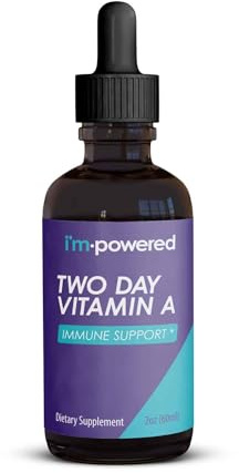Two Day Vitamin A Drops, 2 oz, Natural, 400,000 IU per Serving
