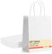 GIFTSAY 30stk Papiertüten mit Henkel Klein Weiß 15X8X21cm, Geschenktüten für Hochzeitsfeier, Einkaufstüten, Einzelhandelswarentüten und Geburtstags