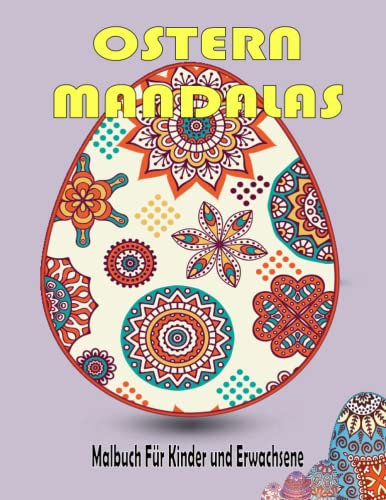 Ostern Mandalas Malbuch Für Kinder und Erwachsene