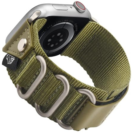 Wristitani Cinturino di ricambio compatibile con cinturino da 49 mm, 45 mm, 44 mm, 42 mm, 41 mm, 40 mm, 38 mm, per iWatch serie Ultra/8/7/6/SE/5/4/3/2/1 per uomo e donna