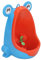Orinatoio per Vasino per Bambini Fissato Al Muro, Orinatoio per Bambini in Plastica con Mira Divertente Addestramento di pipì per Ragazzi (Blu)