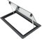 SUBKUDY Finestra laterale per roulotte, finestra di esposizione, camper furgone, camper e camper e camper 900 x 500 mm