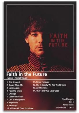 ZaMoux Louis-Tomlinson-2 Poster, Wandkunst, Dekor, Leinwandposter und Drucke für Zimmer, ästhetisch, 20 x 30 cm, ungerahmter Stil