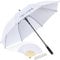 Hestya Weißer Hochzeitsschirm Hochzeit Regenschirm mit Mr and Mrs Bedruckt und Handfächer mit Geschenkbox 120 cm Vintage Hochzeitsschirm Hochzeitsgeschenk für Brautparty Dekoration