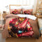 Duvet Cover Set Single Iron Man Printed Duvet Covers Bedding Set for in Kids Teens Adults Soft Hypoallergenic Quilt Cover with Pillowcase with Zipeer Closure