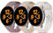 Wanme 3 Piezas Correa 22mm para Amazfit GTR 2 / GTR 3 Pro/GTR 3 / GTR 4 / GTR 2e / Amazfit GTR 47mm para Mujer Hombre, Correas de Reloj de Silicona Deportiva Pulseras de Repuesto para Amazfit Bip 5