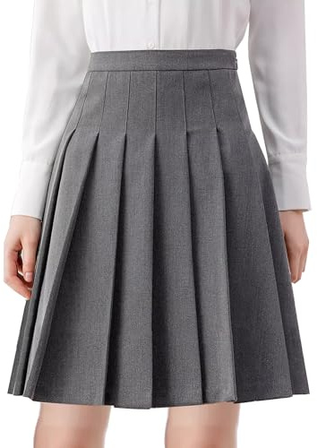 TONCHENGSD Damen Plissierter Minirock Plissierter Minirock