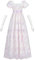 Fiamll Regency, abito da ballo da donna, stile impero, abito da ballo rinascimentale, con guanti, viola., XL
