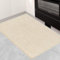 KMVIZI Küchenteppich Waschbar rutschfest, Küchenläufer, Wasserdicht Kreuzgeflecht Küchenmatten, Teppich Läufer Flur für Küche, Terrasse & Wohnraum, Beige, 50X80cm