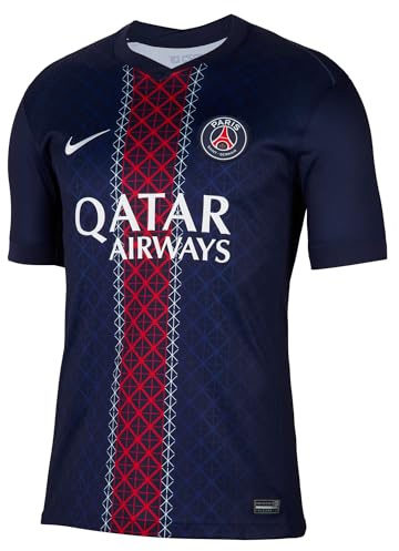 NIKE Mens Paris Saint-Germain Dri-FIT Jersey Season 2025/2026 Stadium Home
