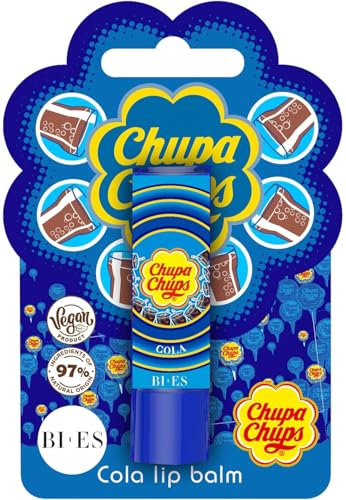 Chupa Chups Cola Flavour Lip Balm – Moisturizing & Hydrating Formula | Natural, Vegan & Dermatologically Tested | Perfect for Kids & Adults