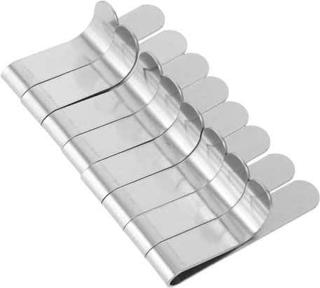 SOLUSTRE Edelstahl-Ringclips 8 Stück Ausziehbare Tortenring-Klemmen Zum Fixieren Von Kuchenringe Mousse-Ringen Und Dessertringen Backutensilien Für Kuchen Kekse Und Gebäck