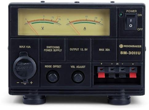 MOONRAKER SM-30II (30 AMP) SWITCH MODE POWER SUPPLY - NEW TWO YEAR WARRANTY