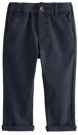 NEXT Jungen Chinohose mit Stretch Marineblau Numeric_86-Numeric_92