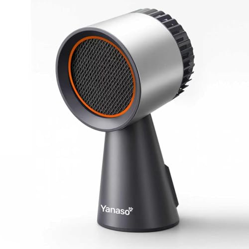 YANASO Campana extractora portátil de cocina – Ventilador silencioso de 3 velocidades con filtros de carbono duales, taza de aceite grande, diseño fácil de limpiar y desmontable, perfecto para