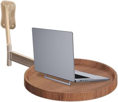 Wandklapptisch, runde Wand, Kaffeeschalter, 180-Grad-Drehung, klappbarer Couchtisch, Moderne Wandmontage, for Nachttisch, Küche