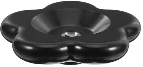 Poignée de Vanne Élégant Volant, en Bakélite Noire en Forme D'étoile | Remplacement Industriel et Commercial, Prise Confortable, Rotation Fluide, Forme Fleur, Usage Polyvalent