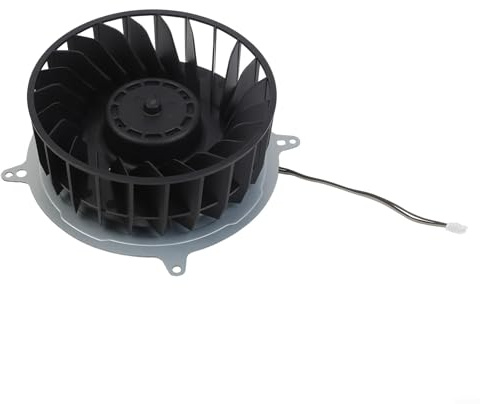 ZiStarlilife Confezione da 1 ventola di raffreddamento interna di ricambio con 17 lame per console PS5, ABS nero 459,7 x 459,7 cm, compatibile con giochi per sessioni