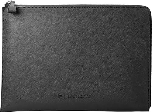 HP Spectre 13.3 Inch (33.7 cm) Black Leather Sleeve for Laptop/Chromebook/Mac