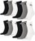 PUMA Unisex Short Crew Socken Basic Sportsocken 12er Pack, Größe:35-38, Farbe:Grey/White/Black (882)