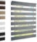 Doppelrollo Klemmfix ohne Bohren Grau 70x220 cm [Stoffbreite 66cm] Duo Rollo Fensterrollo für Fenster/Türen Gardine Klemmrollo Seitenzugrollo Sichtschutz Sonnenschutzrollo Zebrarollo