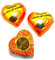 Cioccolatini Cuori Arancioni Gianduia La Suissa Kg 1 - Praline di Cioccolato Fondente Ripiene di Morbida Crema al gusto Arancia - Senza Glutine