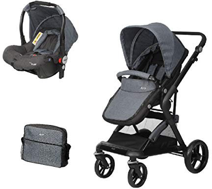 Casualplay Kinderwagen Buggy, Cloud, 4 kg, 15 kg, 3-Punkt Gurt, 4 Räder, PLAY 151B 133