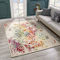 SANAT Teppich Vintage - Modern Teppiche für Wohnzimmer, Kurzflor Teppich in Beige, Öko-Tex 100 Zertifiziert, Größe: 120x170 cm